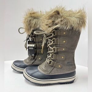 SOREL Women's Boots Joan Of Arctic, Major Dark Stone, Size 6.5 - New